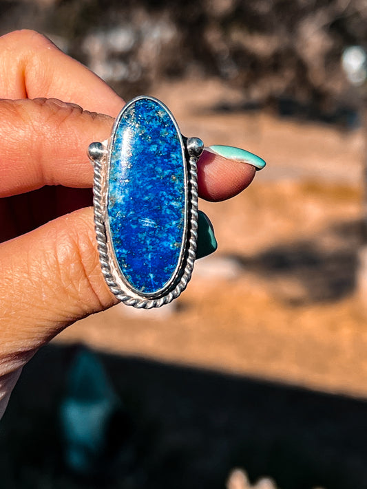 Lapis Statement Ring