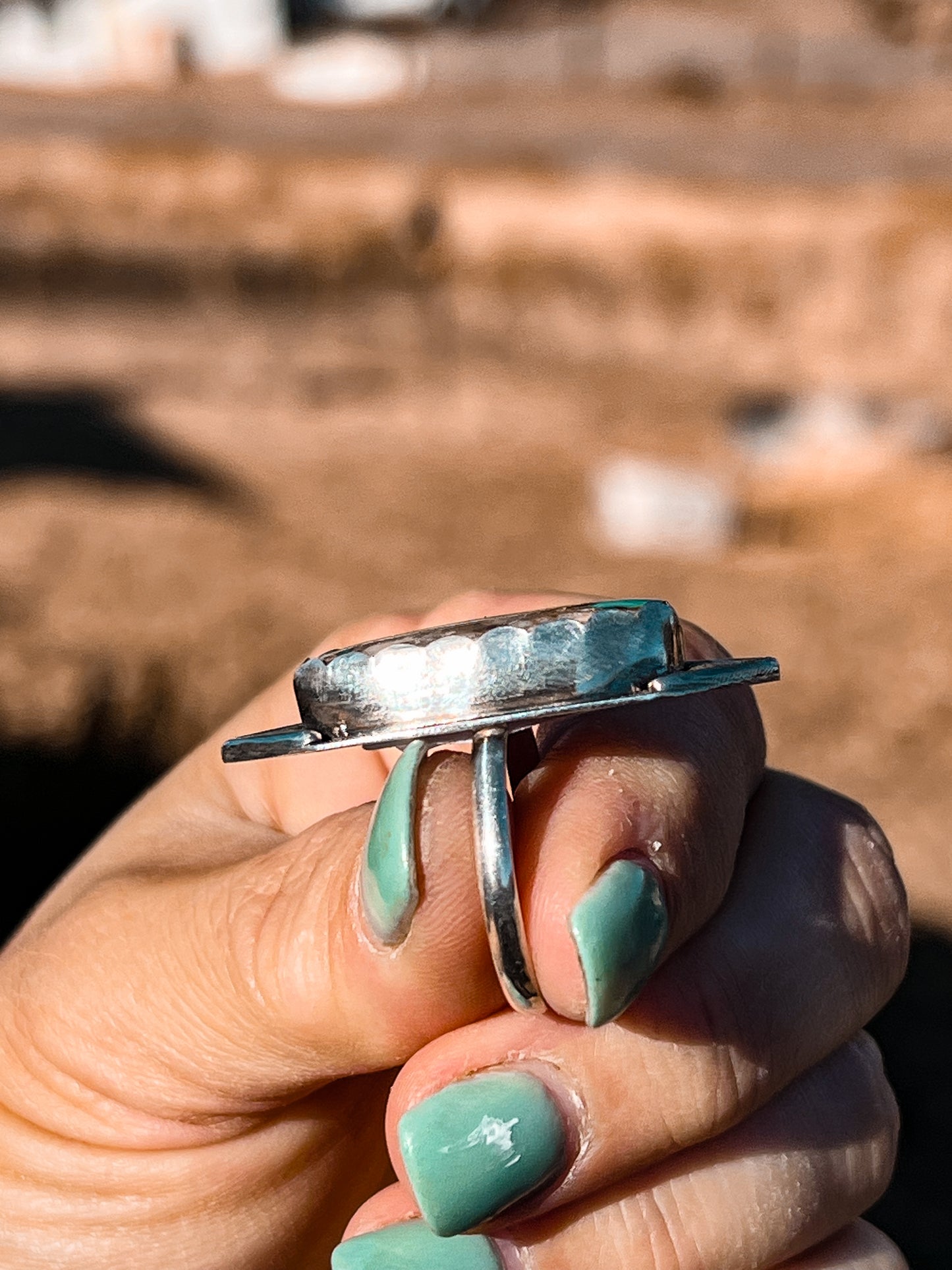 Pilot Mountain Turquoise Ring